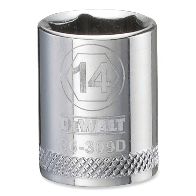 Socket, 3/8 in Drive, 14 mm Opening, 6-point, Standard