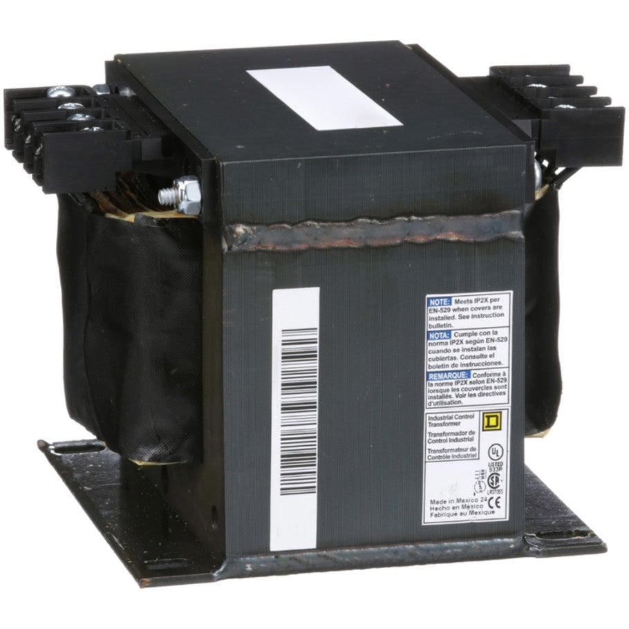 Type T Industrial Control Transformer, 1-Phase, 240x480V Primary, 120/240V Secondary, 1000VA