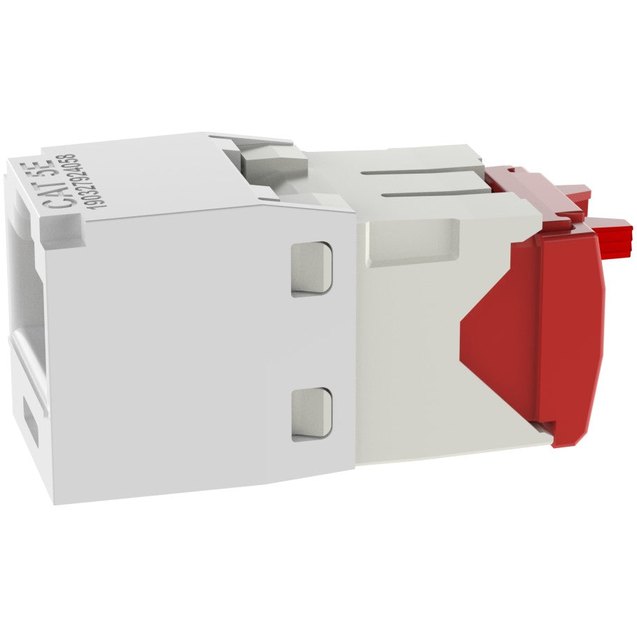 Mini-Com TX5e TG Style UTP Jack Module, White