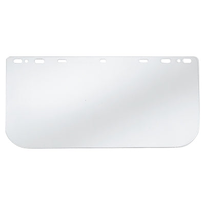 Universal Faceshield, Uncoated, Clear, Polycarbonate, 16 in L x 8 in H