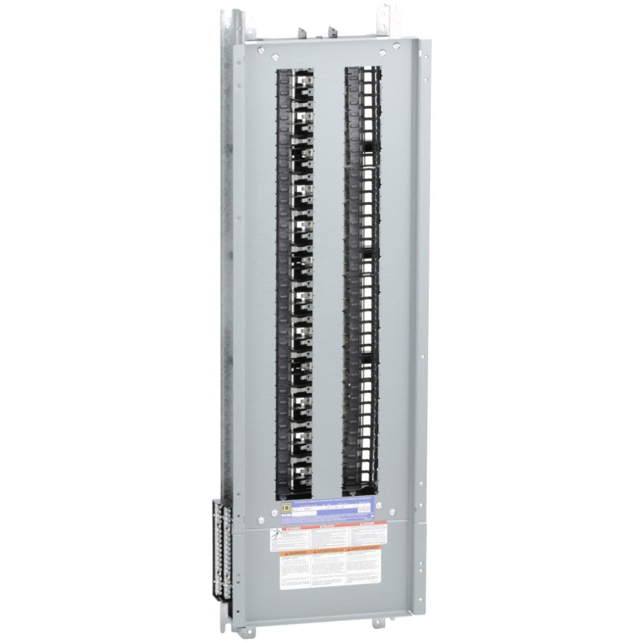 NQ Panelboard Interior, Main Lug, 225A, 240V, 3-Phase, 72 Spaces