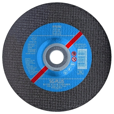 Depressed Center Thin Cut-Off Wheel, 7 in Dia, .045 Thick, 46 Grit Alum. Oxide