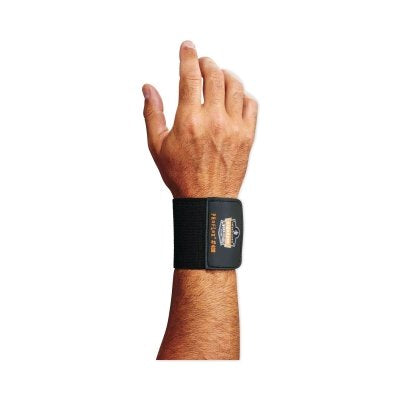 ProFlex 400 Wrist Wrap Support, One Size Fits All, Hook-and-Loop Closure, Black