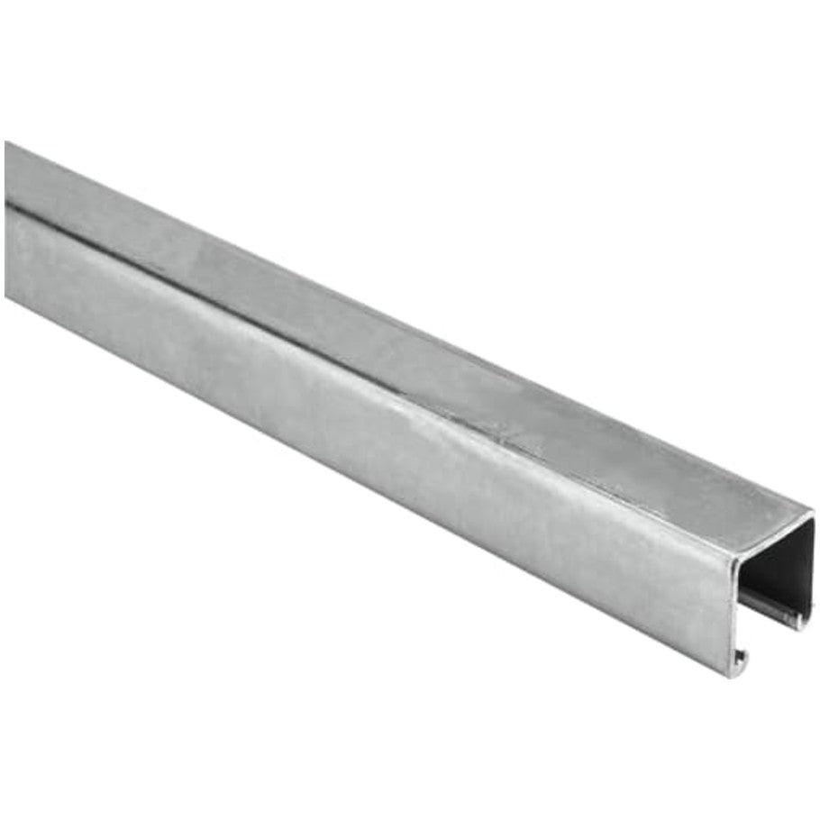 Channel,L. 10 ft., Width 1-1/2 in., 9/16 in. Holes, Black Finish Steel,  Standard Package Quantity 600