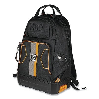 MODbox Electrician's Backpack, 32 Pockets, 20.5 in H, 10 in W, Black/Orange