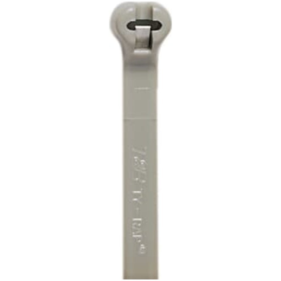 Ty Rap Cable Tie, Stainless Steel Locking Device, 5.50 L x 0.14 in. W, Gray Nylon
