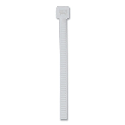 General Purpose Cable Tie, 30 lb Tensile Strength, 5.7 in L, Natural, 1000 EA/BG