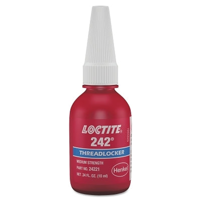 242 Threadlocker, Medium Strength, 10 ml, Blue