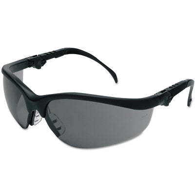 Klondike Plus Protective Eyewear, Gray Lens, Duramass Anti-Fog, Black Frame