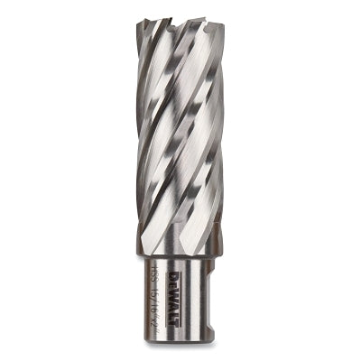 Annular Cutter, 15/16 in Cutter Dia, 2 in Cutting Depth, 2 in OAL, Bright Finish