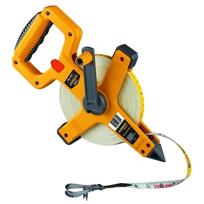 Fiberglass Long-Reel Tapes, 1/2 in x 200 ft