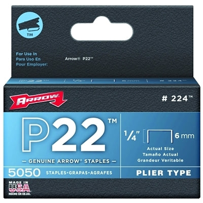 02214 P22 STAPLES 1/4"