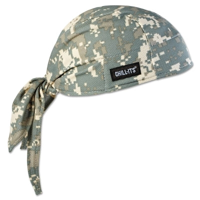 Chill-Its 6615 High-Performance Dew Rags, 6 in X 20 in, Camo