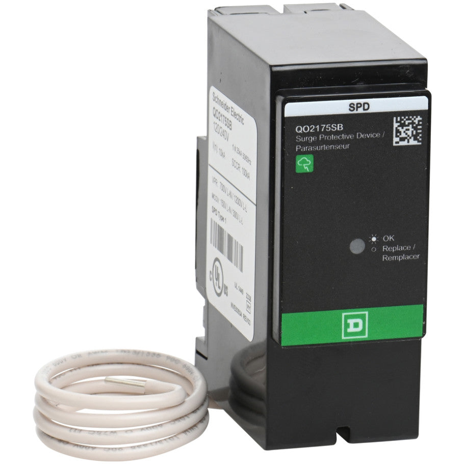 Surge protection device, Surgebreaker, 25kA, 120/240 VAC, 1 phase, 3 wire, SPD type 1