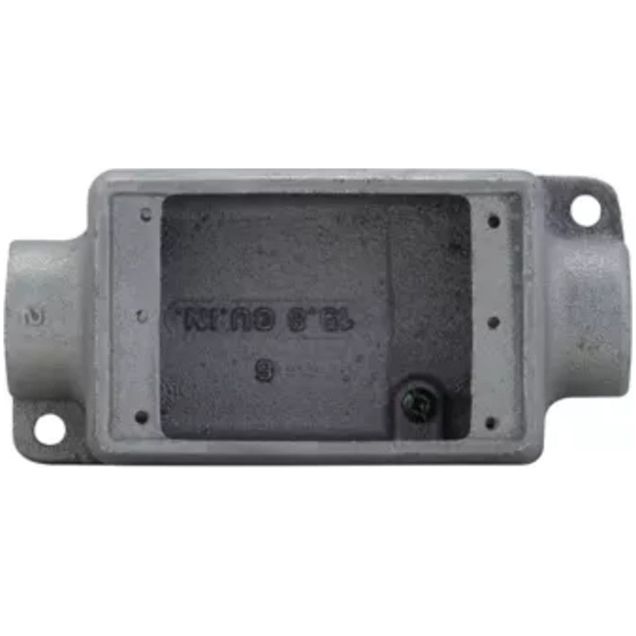 Condulet FS Box, Feraloy Iron Alloy, 2-3/4 Depth, 1-Gang, 3/4 in. Hubs Same End
