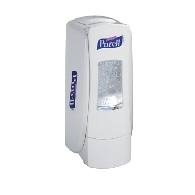 ADX Push-Style Hand Sanitizer Dispenser, 700 mL Refill Size, White, ADX-7