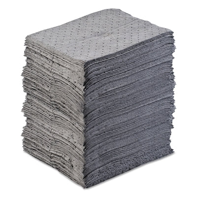 Universal Sorbent Pad, Lightweight, Absorbs 34 gal, 15 in x 17 in, 200 Sheets