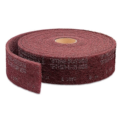 3M 048011-00266 Clean and Finish Rolls, 4 in x 30 ft, Very Fine, Maroon, 3 per case