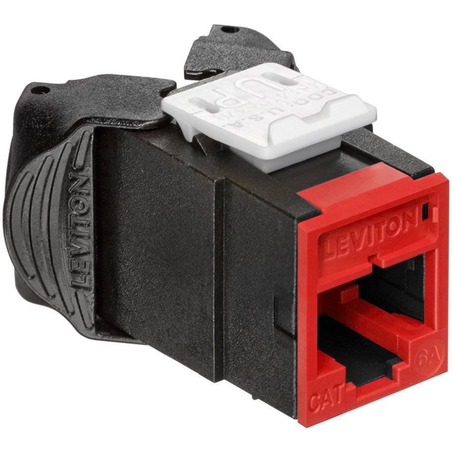 Atlas-X1 Cat 6A  UTP QuickPort Connector, Crimson