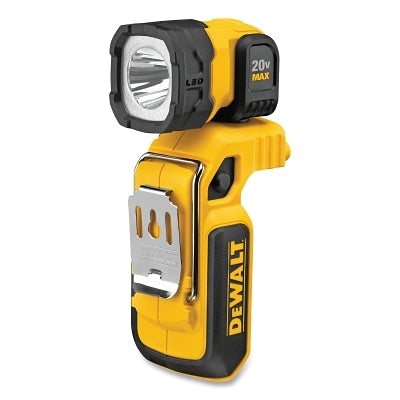 20V MAX* Hand-Held Worklight, 160 lm, Black/Yellow, Tool Only, Includes Belt Hook/Hang Hook/Magnetic