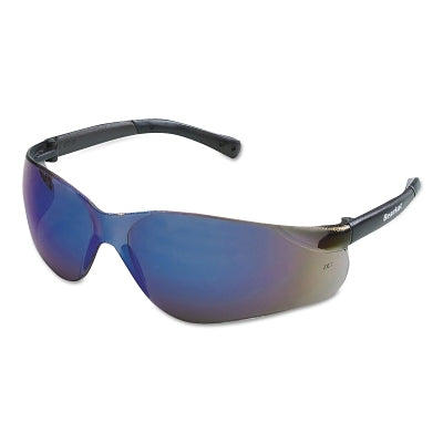 BearKat BK1 Series Safety Glasses, Blue Mirror Lens, Duramass Scratch-Resistant, Gray Frame