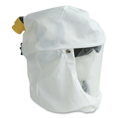 Primair 100 Series PAPR Accessories and Replacement Part, Hood Assembly with Collar, Tychem, Universal, White