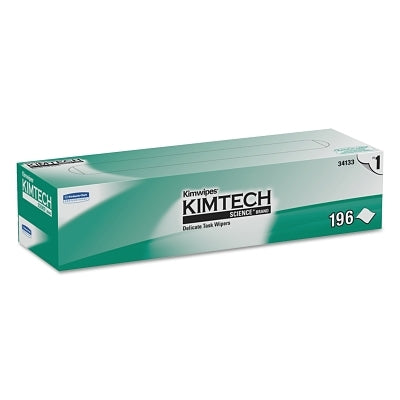 Kimtech Science Kimwipes Delicate Task Wiper, White, 11.8 W x 11.8 L, 196/BX