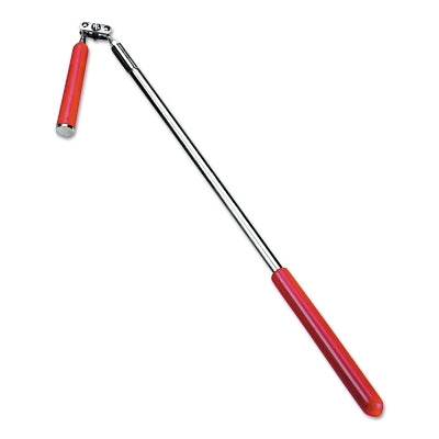 Magnetic Retrieving Tool, Telescopic, Neodymium Magnet, 1-1/2 lb Load Capacity, 1/2 in dia, 16-3/4 in to 26-3/4 in L