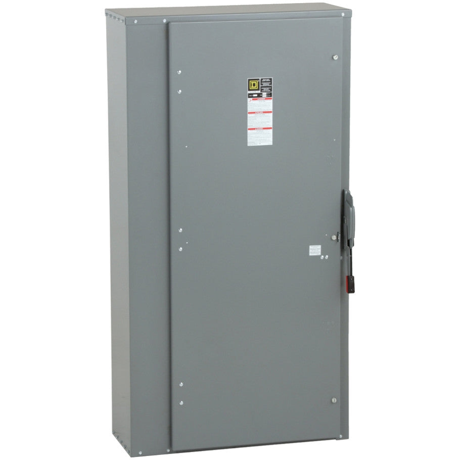 Switch, Fusible, Heavy Duty, Single Throw, 800A, 600V, 3-Pole, Neutral, NEMA 1, Indoor, Lugs, Surface
