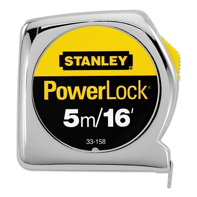 Powerlock Tape Rules Wide Blade, 3/4 in x 5 m/16 ft