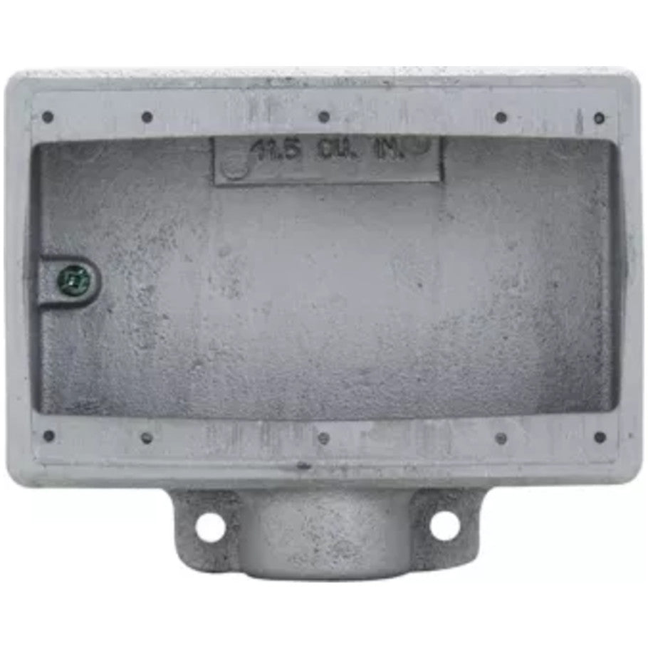 Condulet FS Box, Feraloy Iron Alloy, 1-7/8 Depth, 3-Gang, 1 in. End Hub