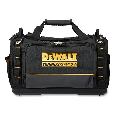 ToughSystem 2.0 Jobsite Tool Bag, Black, Yellow, 50 Plus Pockets