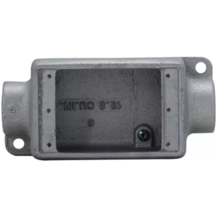 Condulet FD Box, Feraloy Iron Alloy, 1-Gang, 2-1/2 in. Deep, (1) 1/2 in. Hub