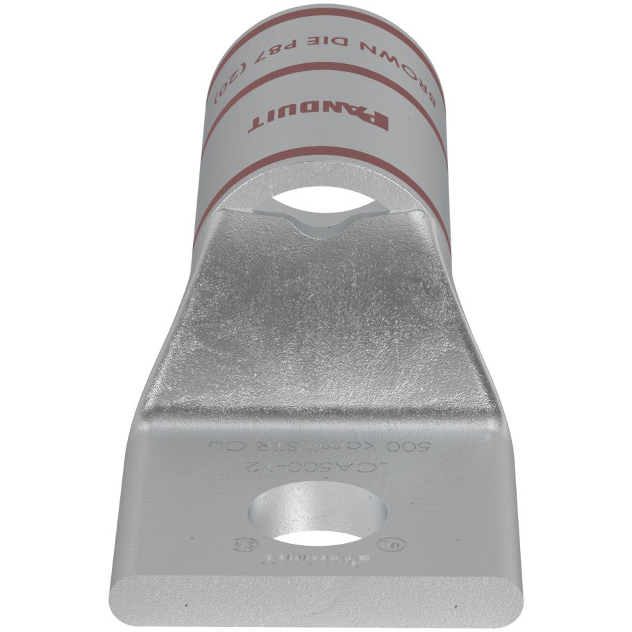 One-Hole Standard Barrel Lug with Inspection Window, 1/2 in., 500 kcmil