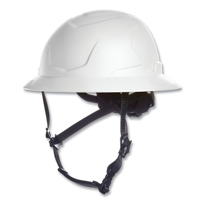 V-Gard H2 Safety Helmet, Type II, Full Brim, Rachet Suspension, Non-Vented, Mips System, White