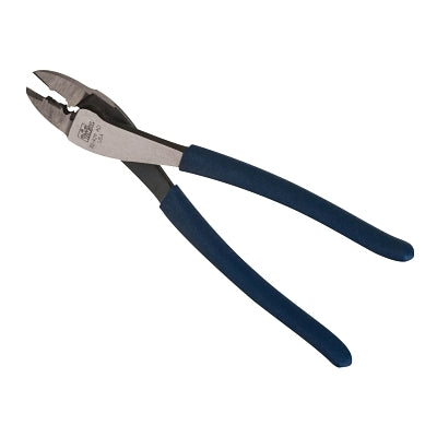 Multi-Crimp Tool, 9-3/4 in L, 22 AWG - 10 AWG, Yellow, Dipped Grip,