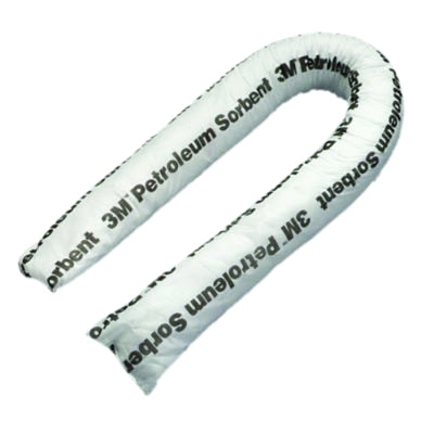 3M T-4 Petroleum Sorbent Mini-Boom, Absorbs 1 gal, 4 ft x 3 in