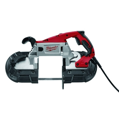 Deep Cut Variable-Speed Band Saw, AC/DC, Top Front/D-Handles, 300 to 380 SFPM, Carrying Case