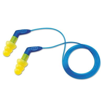 3M 340-8002 E-A-R Ultrafit Plus Earplugs, PVC, Yellow, Corded, Pistol-Grip
