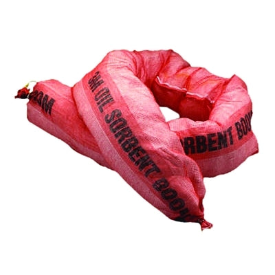 Petroleum Sorbent Boom, Absorbs 2 gal, 27 in x 10 ft