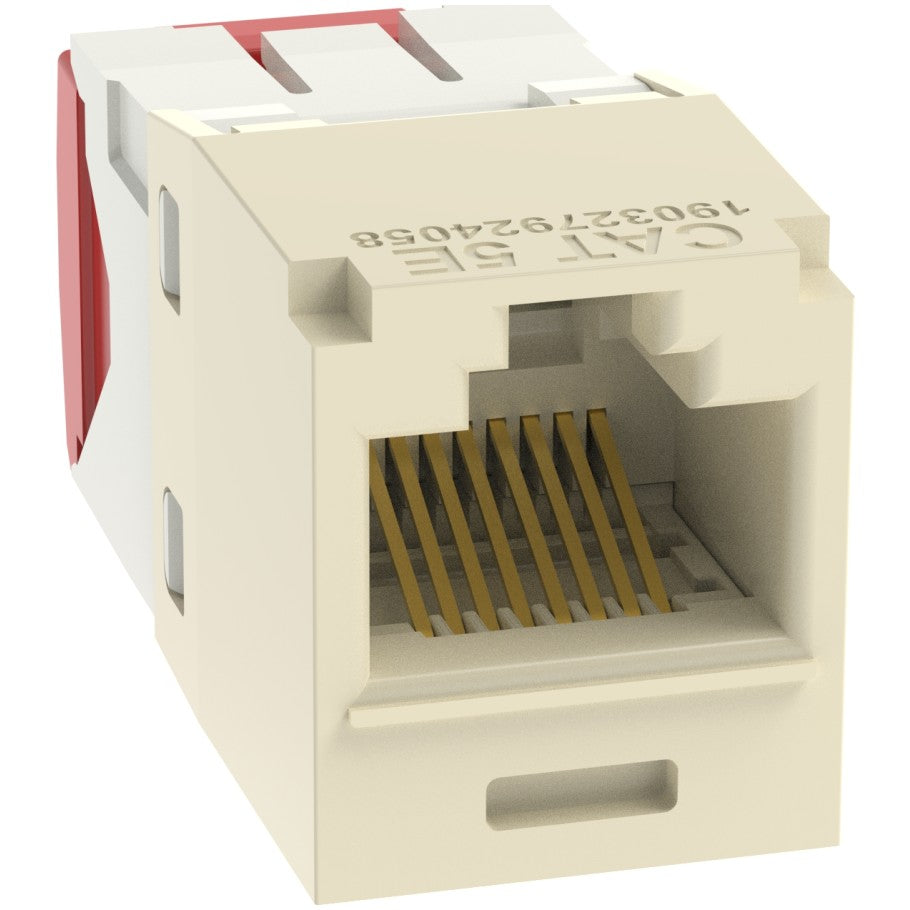 Mini-Com TX5e TG Style UTP Jack Module, Electric Ivory
