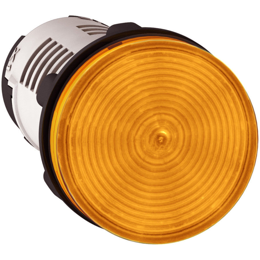 XB7 Pilot Light with Integral LED, 24V, Orange