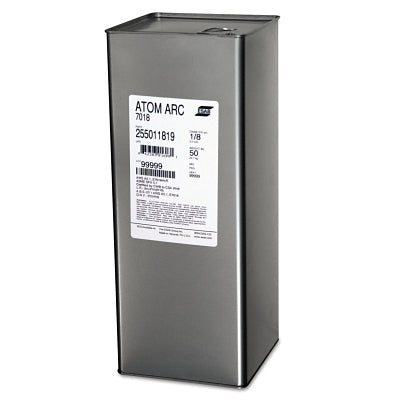 Atom Arc 7018 Electrode, 5/32 in dia, 14 in L, 50 lb, Hermetically Sealed Can