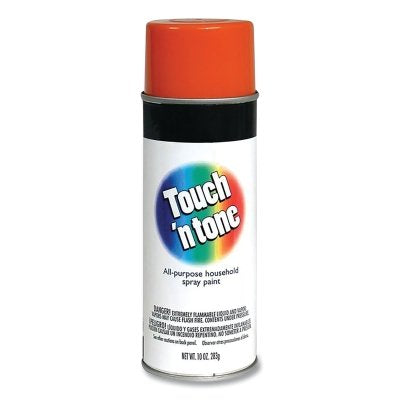 Touch 'n Tone Spray Paint, 10 oz, Gloss Orange
