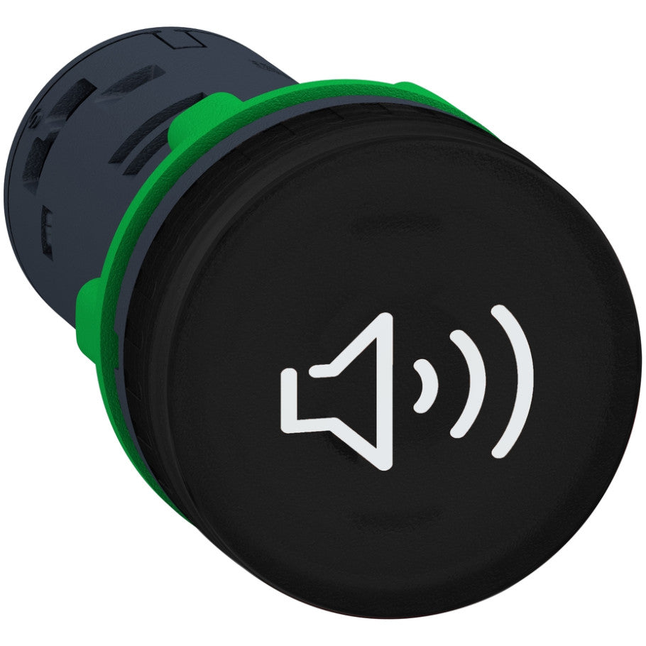 Harmony XB5 85dB Buzzer, Continuous or Intermittent, Plastic, Black, 24 Vdc or Vac-50/60 Hz Power Supply