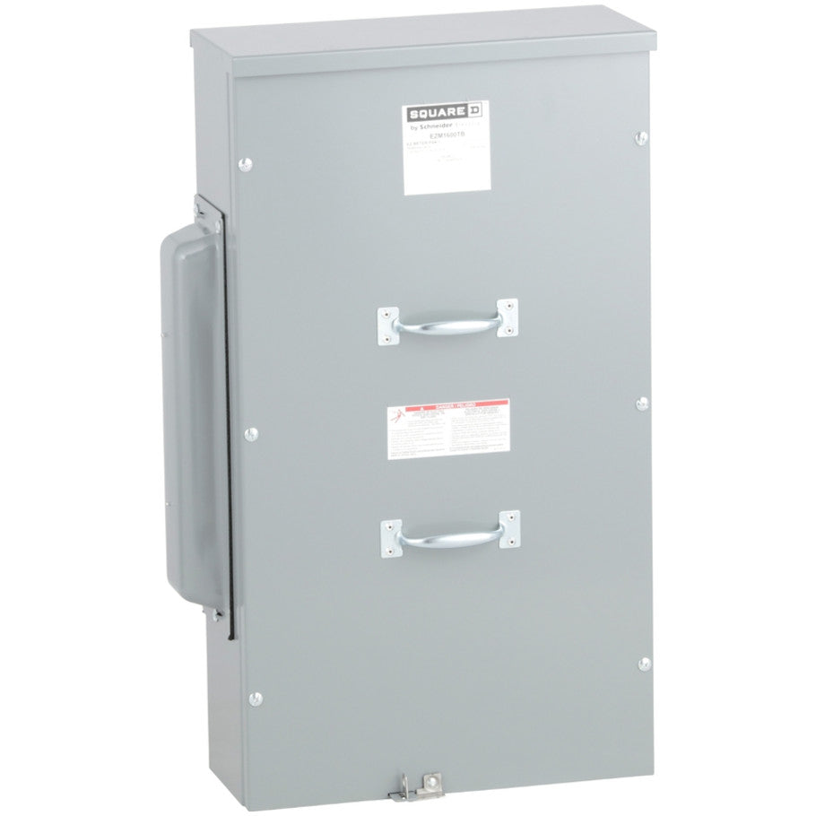 EZ Meter Pak, Center Main Unit, Oh, UG, 600 A, 120/240 Vac Single Phase, 3W, Main Lugs, N3R, Busbar, Al