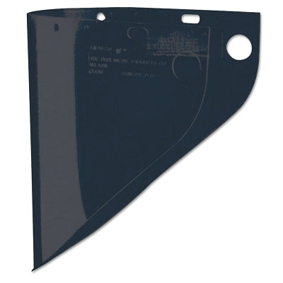 High Performance Faceshield Windows, Shade 3, Extended, 19-3/4 in W x 9 in L