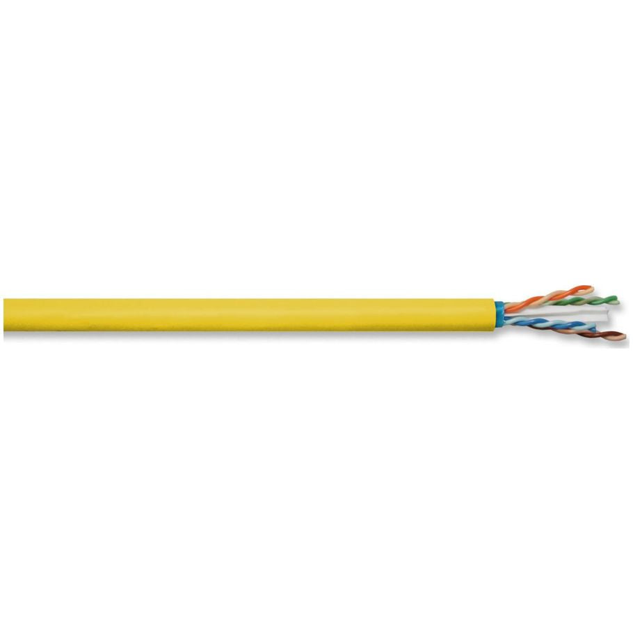 C6ASPDSY - NEXTSPEED, Category 6A, Discontinuous Shield, 23 AWG, UTP, Plenum Cable, Yellow, 1000 ft., Box