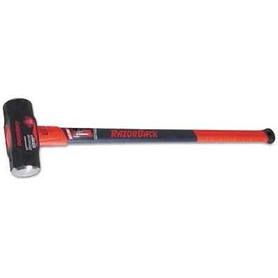Sledge Hammer, 12 lb, 34.25 in Fiberglass Handle