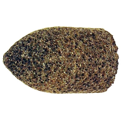 Cones and Plugs, Type 17, 2 in dia, 5/8 in Arbor, 16 Grit Aluminum Oxide